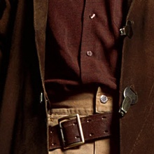 manteau marron fermoirs luciole mode accessoires cosplay 3d print model - Mito3D