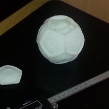 Dodecaball Bildung Mathematik Kugel platonisch solide 3d print model - Mito3D