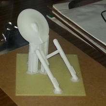 ncc-1701 enterprise tos fan art 3d print model - Mito3D
