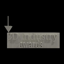 3d industry awards & garden trophie 3d print model - Mito3D