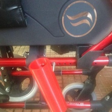 muleta suporte cadeira rodas acessibilidade muletas freecad criada copo 3d print model - Mito3D