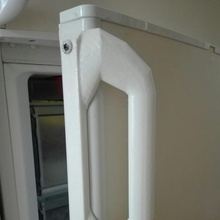 fridge handle spare parts kitchen freecad created refridgerator 3d print model - Mito3D