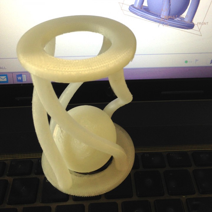 palla spirale giardino matematica 3D print model - Mito3D