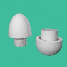 puzzle egg tinkercad 3d print model - Mito3D
