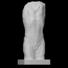 torso marsia scansione corpo romano scultura statua marmo Apollo 3d print model - Mito3D