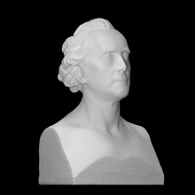 ernst curtius scan bust face head portrait sculpture marble 3d print model - Mito3D