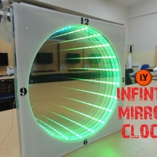 infinity mirror clock & garden arduino electronics ring led strip neopixel wall ds1302 ds3231 rtc infinitymirror mirrorclock howtomakeaninfinitymirror infinitymirrordiy rtcwitharduino at24c32arduino 3d print model - Mito3D