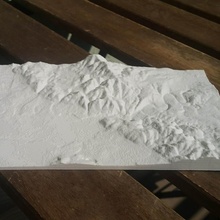 kotlina odzka education terrain earth maquette 3d print model - Mito3D
