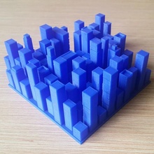 basitlik Eğitim bina Kent bulmaca maket 3dpuzzle gökdelen 3d print model - Mito3D