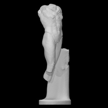 torse dansant satyre analyse corps figure homme sculpture statue dinde marbre 3d print model - Mito3D