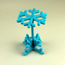 snow stool & garden christmas festive 3d print model - Mito3D