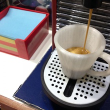 espresso coffee cup & garden 3d print model - Mito3D