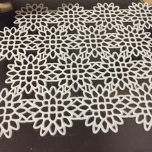 floral lace fashion & accessories filaflex pattern textile 3d print model - Mito3D