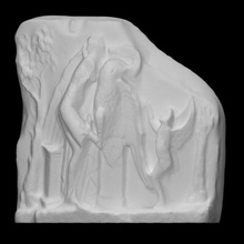 leda swan scan 3d printable greek mythology rome sculpture zeus marble italy relief 3d print model - Mito3D