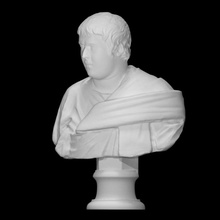 fallimento romano scansione 3d stampabile viso testa uomo ritratto scultura statua 3d print model - Mito3D