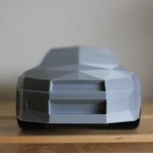Low Poly Nissan R34 gtr Spielzeuge Spiele Kunst Design Lowpoly 3d print model - Mito3D