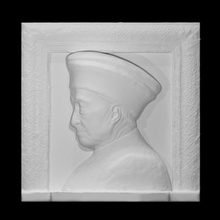 cosimo elder de' medici scan 3d printable bust face head portrait sculpture florence italy relief demedici rennaisance 3d print model - Mito3D