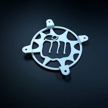 customizable 120mm fan grill punch 3d print model - Mito3D