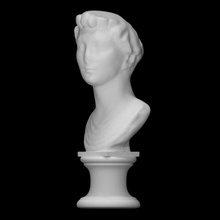 Vesika Octavia minör taramak 3 boyutlu yazdırılabilir büst baş heykel Kadın mermer Augustus 3d print model - Mito3D