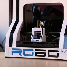 multicolore robo r1 USB titulaire soutien ventilateur art mosaïque robo3d palette + 3d 3d print model - Mito3D