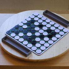 multicolorido reverso Otelo conjunto brinquedos jogos jogo tabuleiro mosaico borda paleta + 3d print model - Mito3D
