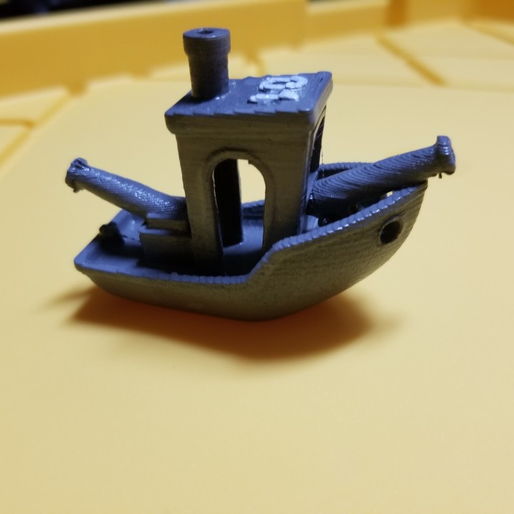 benchy gunboat toys & games navy cannon warship battleship xyz davincijr 3D print model - Mito3D