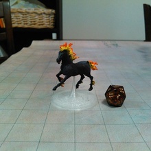pesadilla mesa caballo calabozos Dragones d dnd pionero Calabozos 3d print model - Mito3D