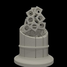 3dpiawards18 & garden cube voronoi awards 3d print model - Mito3D