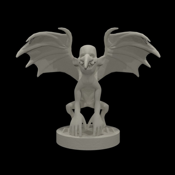 mephit tabletop demon devil dungeonsanddragons elemental d&d dnd pathfinder dungeons&dragons 3D print model - Mito3D
