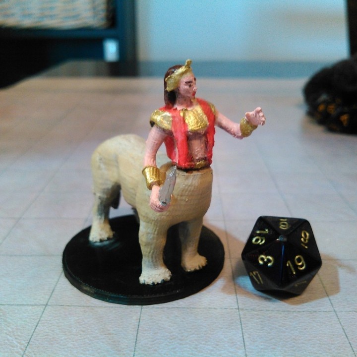 lamia tabletop lion centaur sphynx dungeonsanddragons d&d dnd pathfinder dungoens&dragons 3D print model - Mito3D
