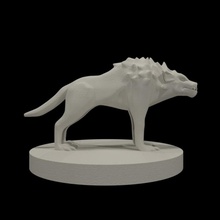 hell hound tabletop dog dungeonsanddragons puppy d&d dnd doggo pupper pathfinder dungeons&dragons pup doggy 3d print model - Mito3D