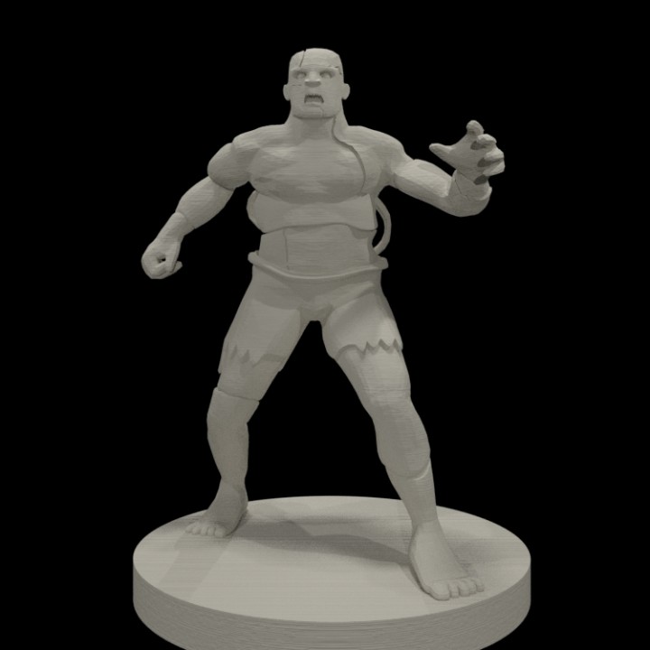 et Golem masaüstü canavar Frankenstein Zindanlar Ejderhalar d dnd yol bulucu ethgolem 3D print model - Mito3D