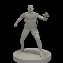 carne golem tavolo mostro Frankenstein Dungeons and Dragons d dnd esploratore Fleshgolem 3d print model - Mito3D