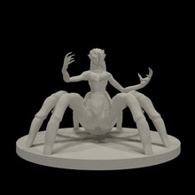 drider mesa duende araña calabozos Dragones elfo d dnd pionero Calabozos arañas drow 3d print model - Mito3D