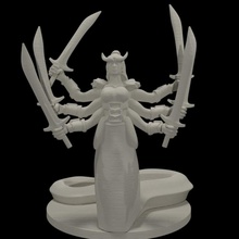 Marilith tampo mesa demônio diabo monstro monstros masmorras Dragões d dnd descobridor Masmorras demônios 3d print model - Mito3D
