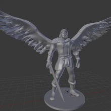angel colection tabletop dungeonsanddragons d&d dnd angels dungeons dragons 3d print model - Mito3D