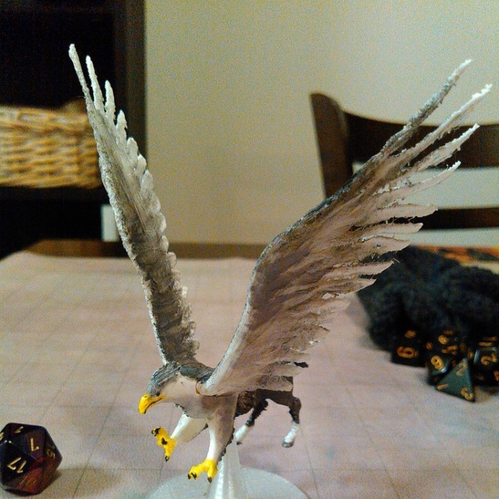 hippogriff tabletop gaming eagle fantasy monster mythology rpg wargaming horse miniature roleplaying myth 3D print model - Mito3D