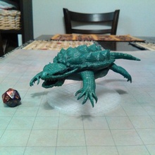 dragon turtle toys & games dungeonsanddragons d&d dnd pathfinder dungeons&dragons dragonturtle 3d print model - Mito3D