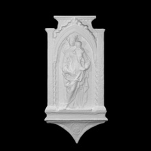 virgin child scan 3d printable sculpture renaissance florence italy religious mary relief christ 3d print model - Mito3D