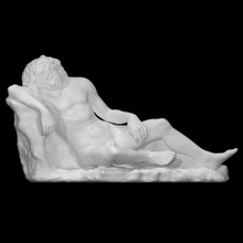 sleeping youth scan 3d printable figure man sculpture florence venice resting 3d print model - Mito3D
