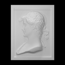 portrait roman emperor scan 3d printable face head sculpture renaissance augustus florence relief 3d print model - Mito3D