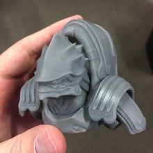 krogan bust - mass fan art alien masseffect shepard fanart wrex 3d print model - Mito3D