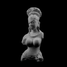 busto femenino deidad museo metropolitano arte york estados unidos scan 3d print model - Mito3D
