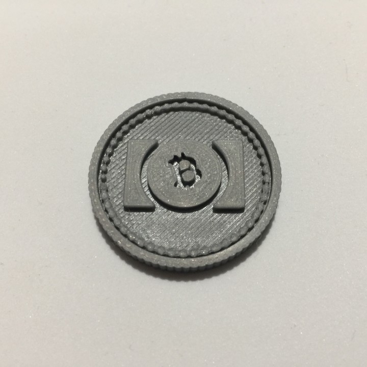 bitcoin cash cryptocurrency token fan art coin bitcoincash 3D print model - Mito3D