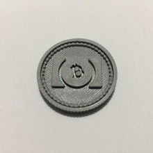 bitcoin nakit kripto para jeton hayran Sanat madeni Bitcoincash 3d print model - Mito3D