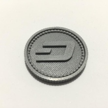 dash cryptocurrency token fan art coin 3d print model - Mito3D