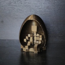 oeuf cube & garden egg tinkercad tinkercadeaster 3d print model - Mito3D