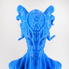 demônio retrato fan art modelos esculpido highdetailed 3d print model - Mito3D