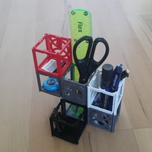magicbrickbox Bahçe Kutu küp çerçeve yapı araç oyuncak evrensel tuğla inşaat iskele kurşun 3d print model - Mito3D