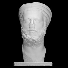 portrait hierophant scan bust man mythology roman rome beard marble emperor religion priest 3dprint 3dscan 3d print model - Mito3D